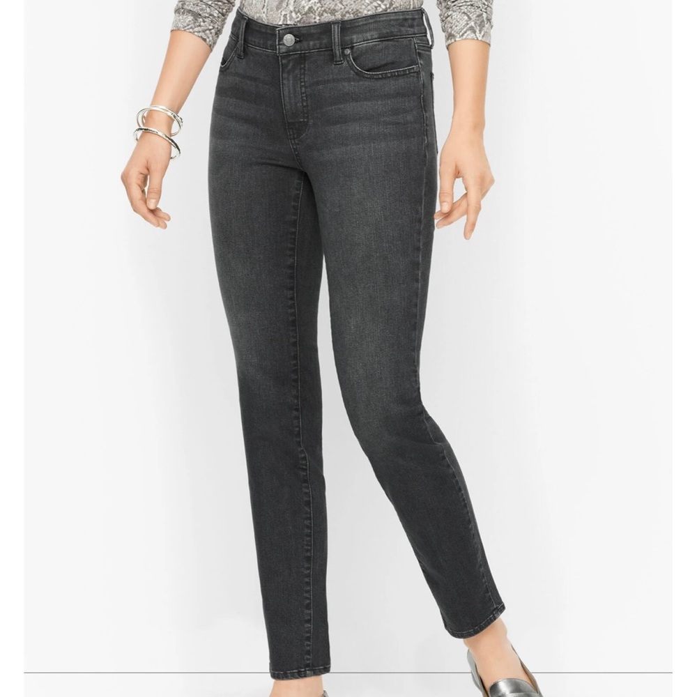 TALBOTS SLIM ANKLE JEANS - NOIR WASH - CURVY FIT | Size: 4